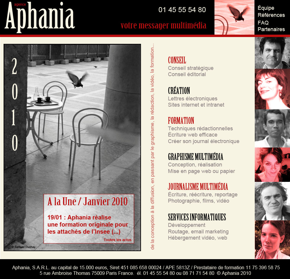 Aphania agence Internet